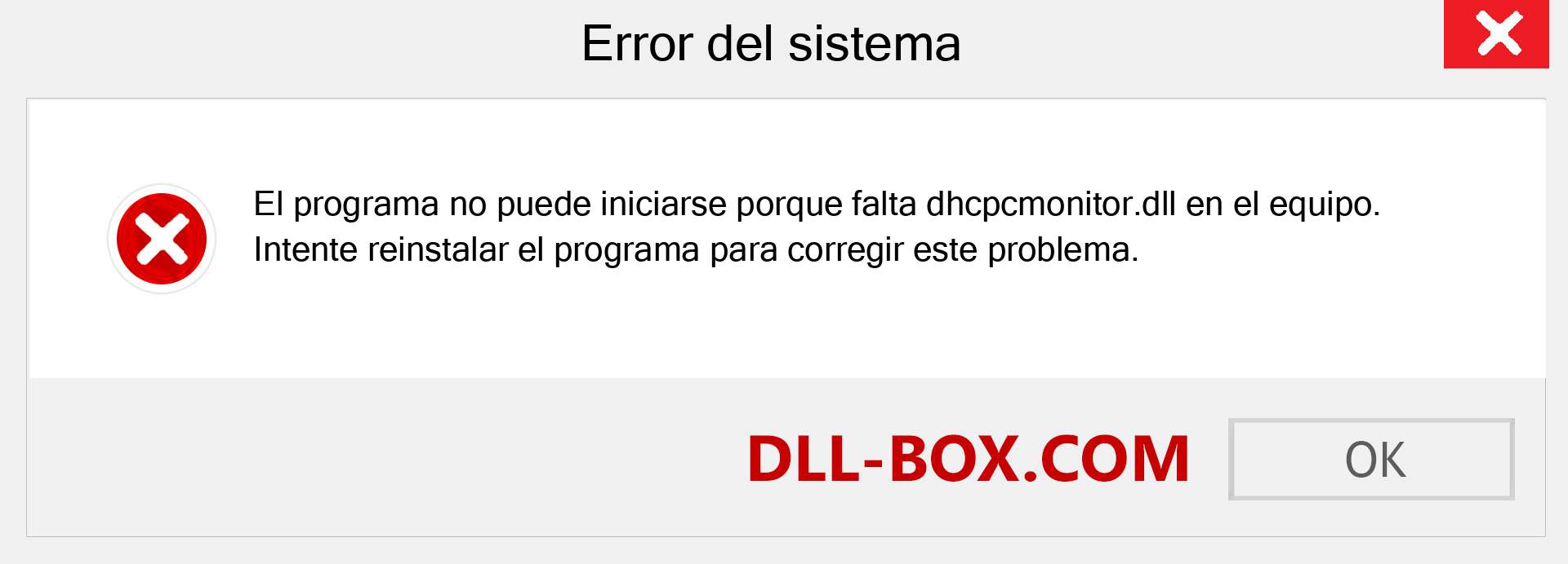 ¿Falta el archivo dhcpcmonitor.dll ?. Descargar para Windows 7, 8, 10 - Corregir dhcpcmonitor dll Missing Error en Windows, fotos, imágenes